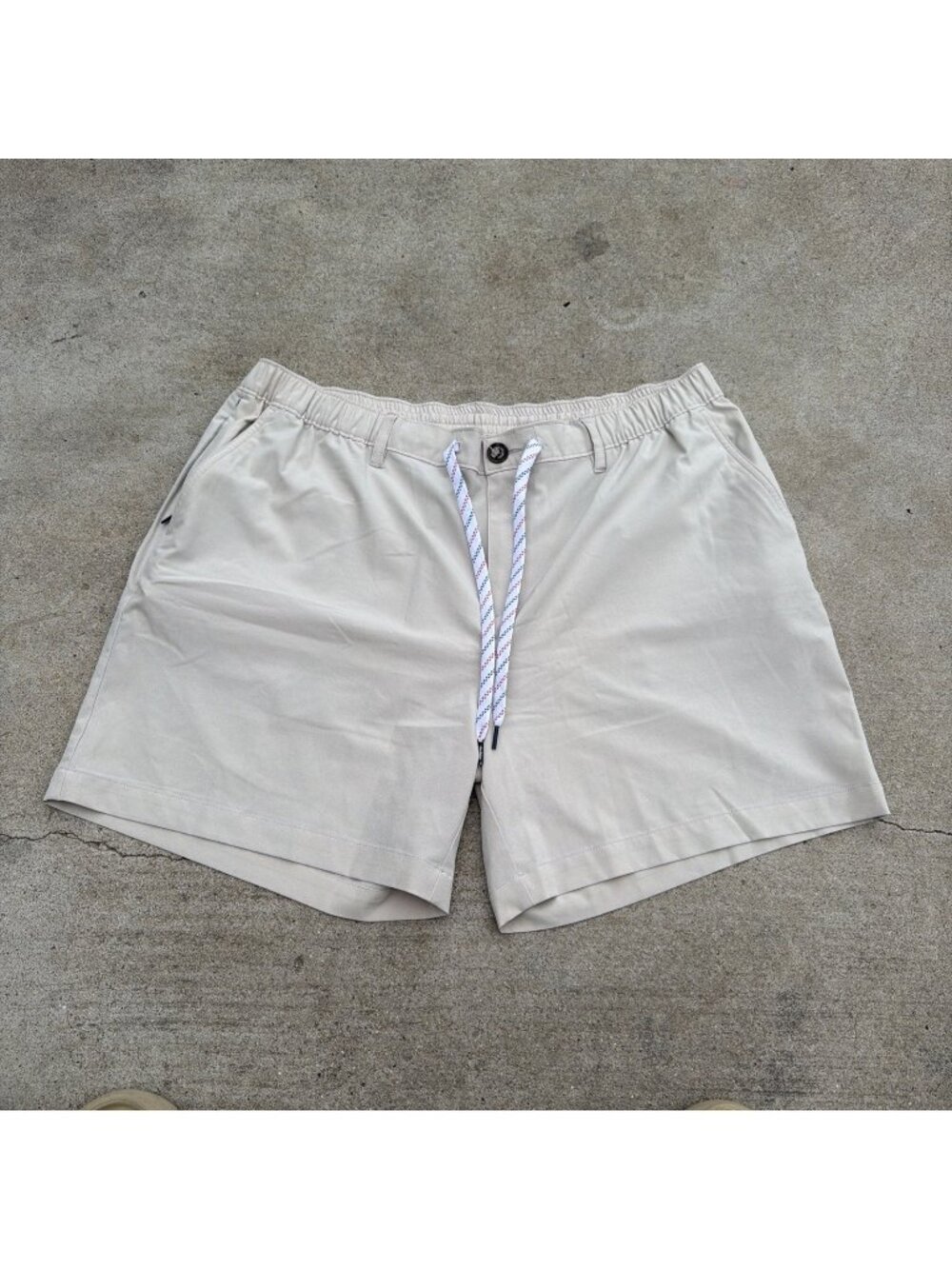 Chubbies Shorts Mens XXL Beige Khaki Everywear The Ruggeds 6” Active Casual